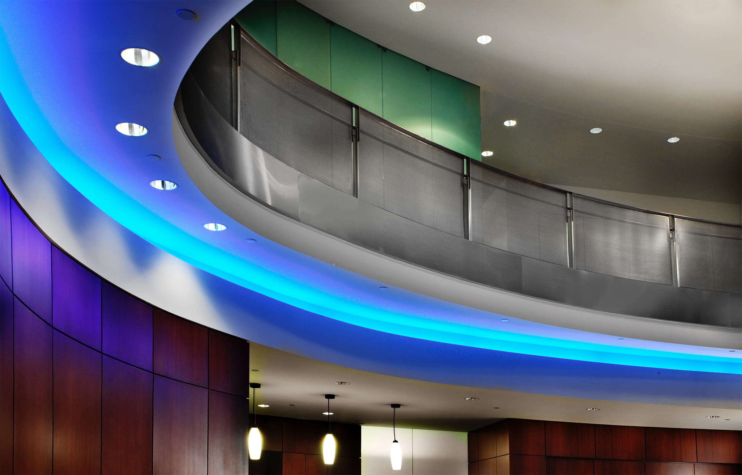 Medical building lobby detail