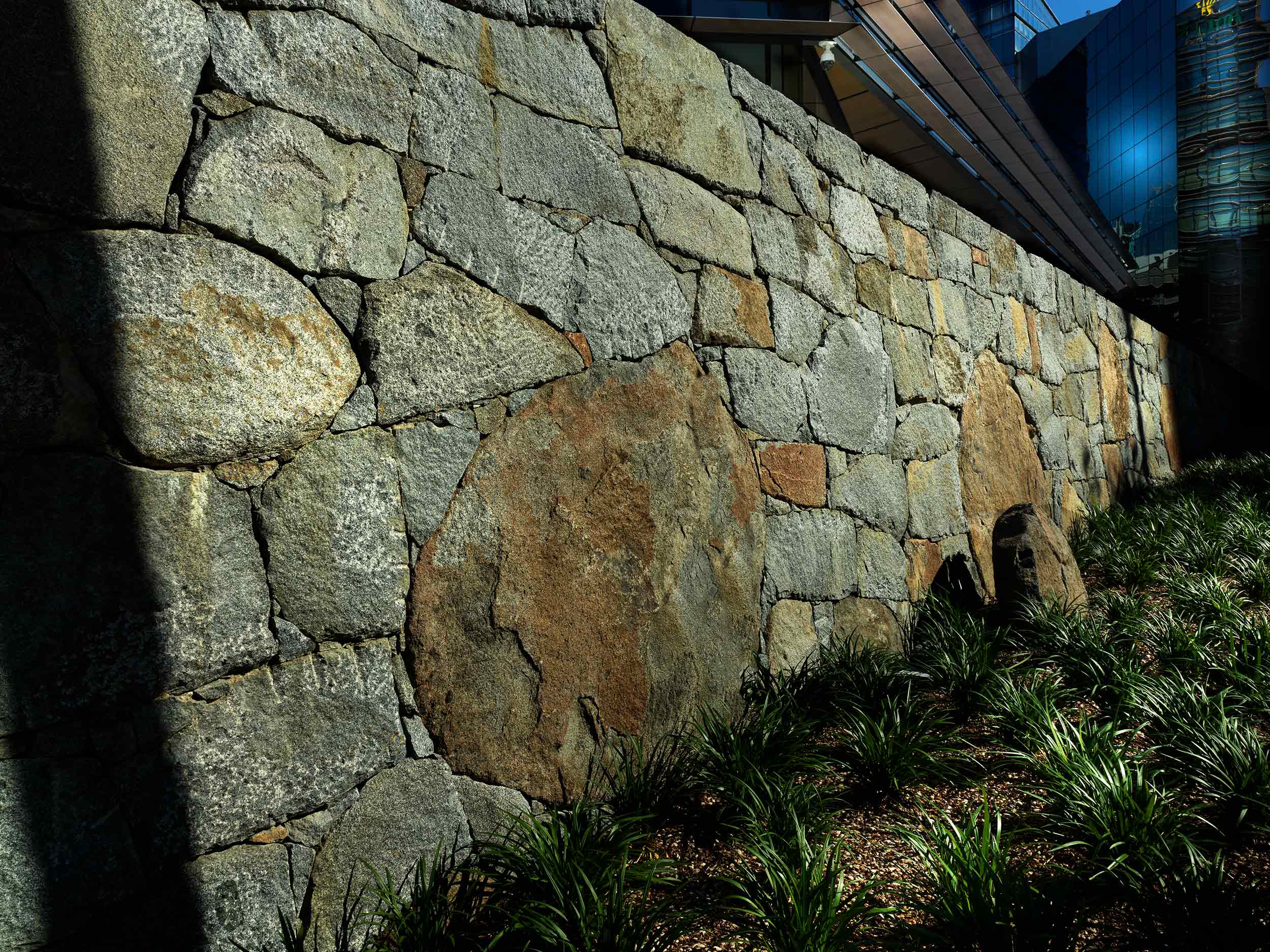 Samurai Wall -stone quarried in Japan 